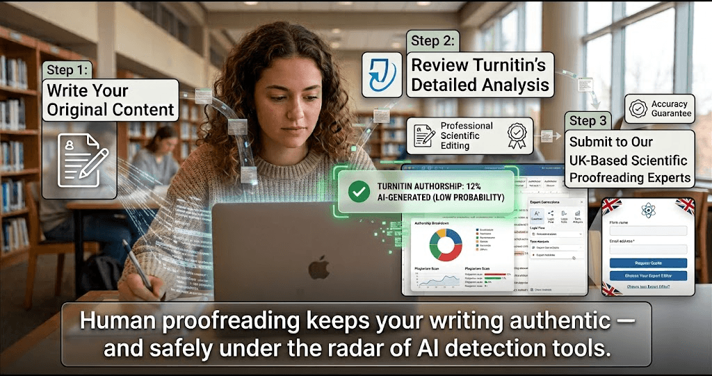 AI Detection & Turnitin: How to Make Sure Your Proofread Work Doesn’t Get Flagged 
